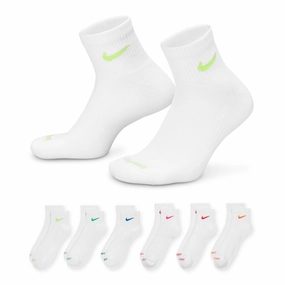 6 Pack Unisex Everyday Plus Cushioned Quarter