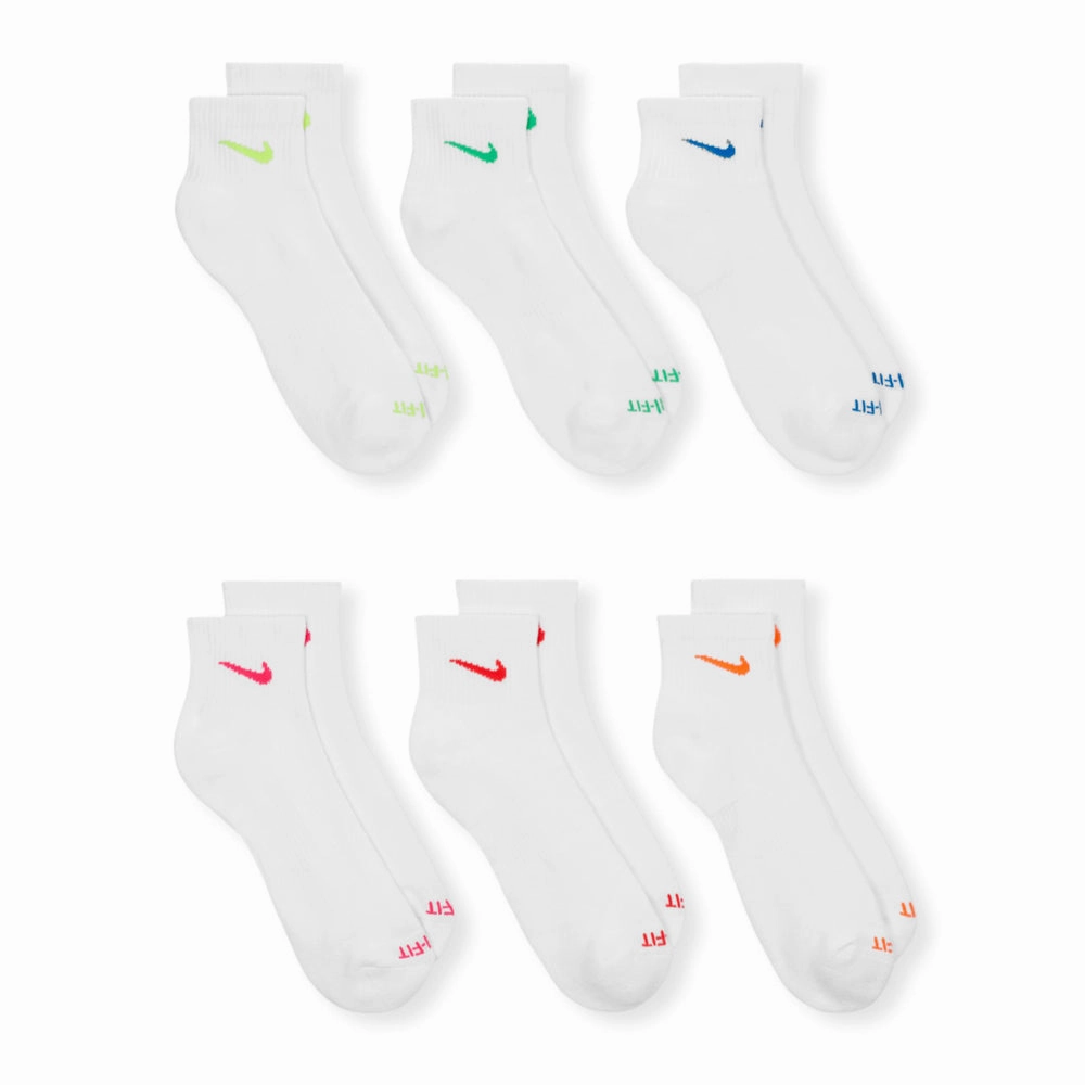 6 Pack Unisex Everyday Plus Cushioned Quarter