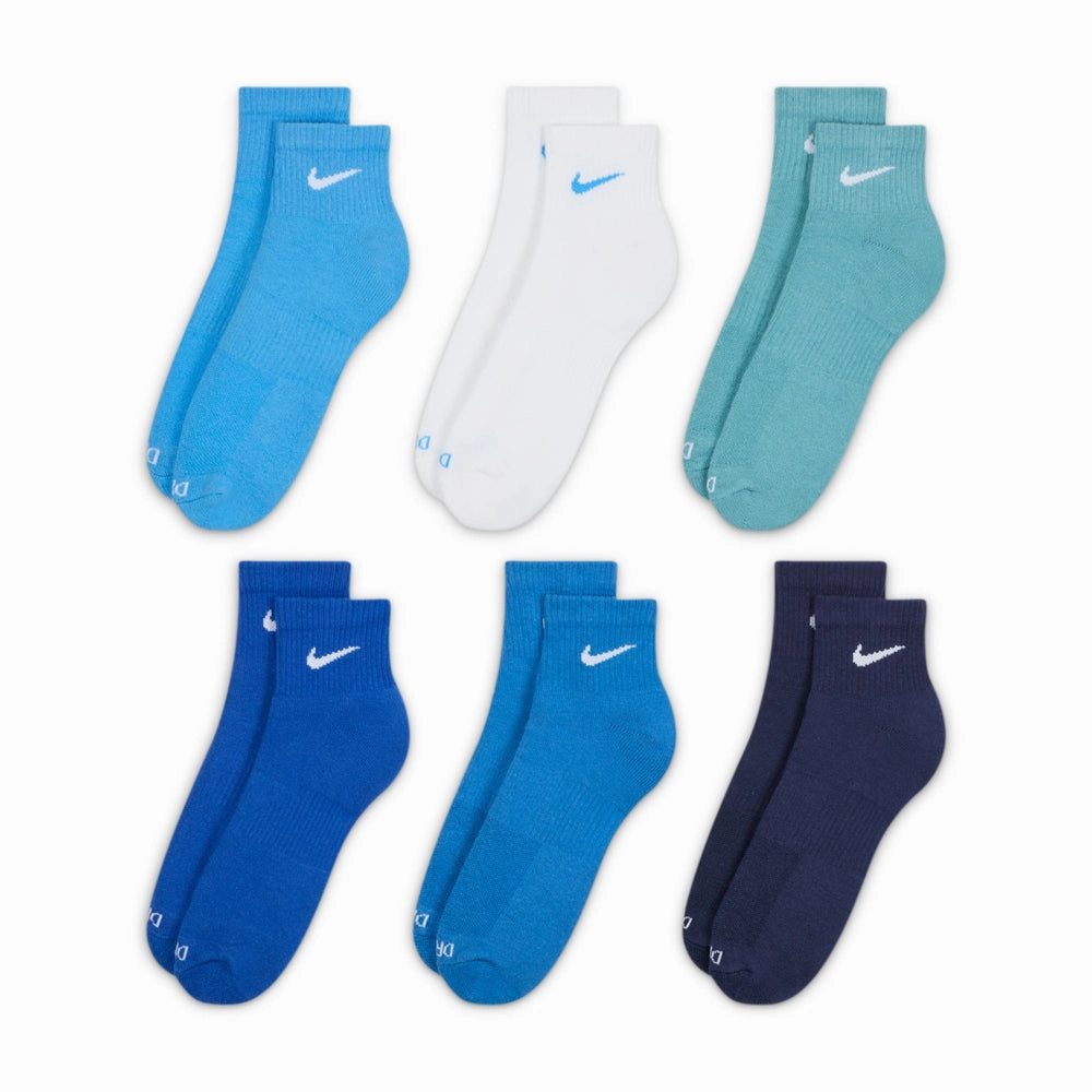 6 Pack Unisex Everyday Plus Cushioned Quarter