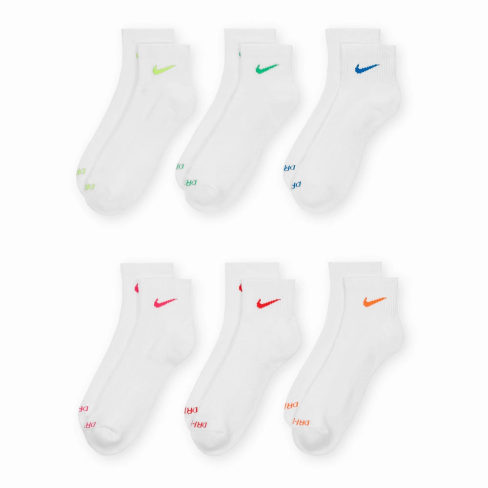 6 Pack Unisex Everyday Plus Cushioned Quarter