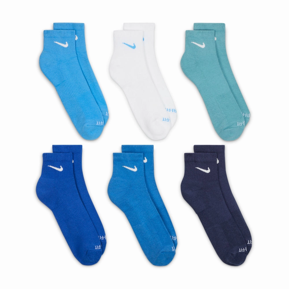 6 Pack Unisex Everyday Plus Cushioned Quarter