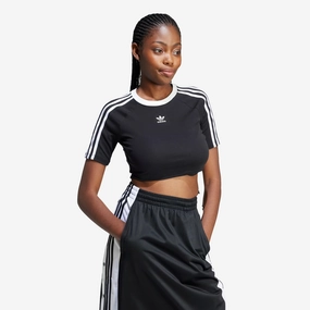 Adidas Originals | 3-STRIPES BABY TEE  { BLACK/WHITE