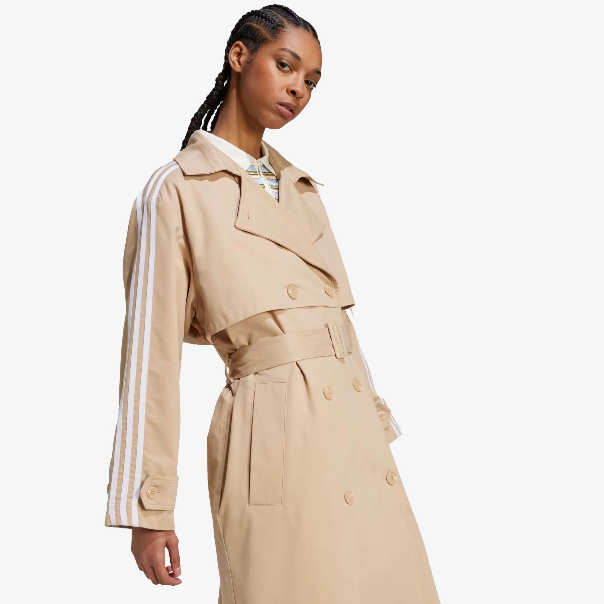 ADIDAS ORIGINALS | ADICOLOR TRENCH COAT TWILL { MAGIC BEIGE