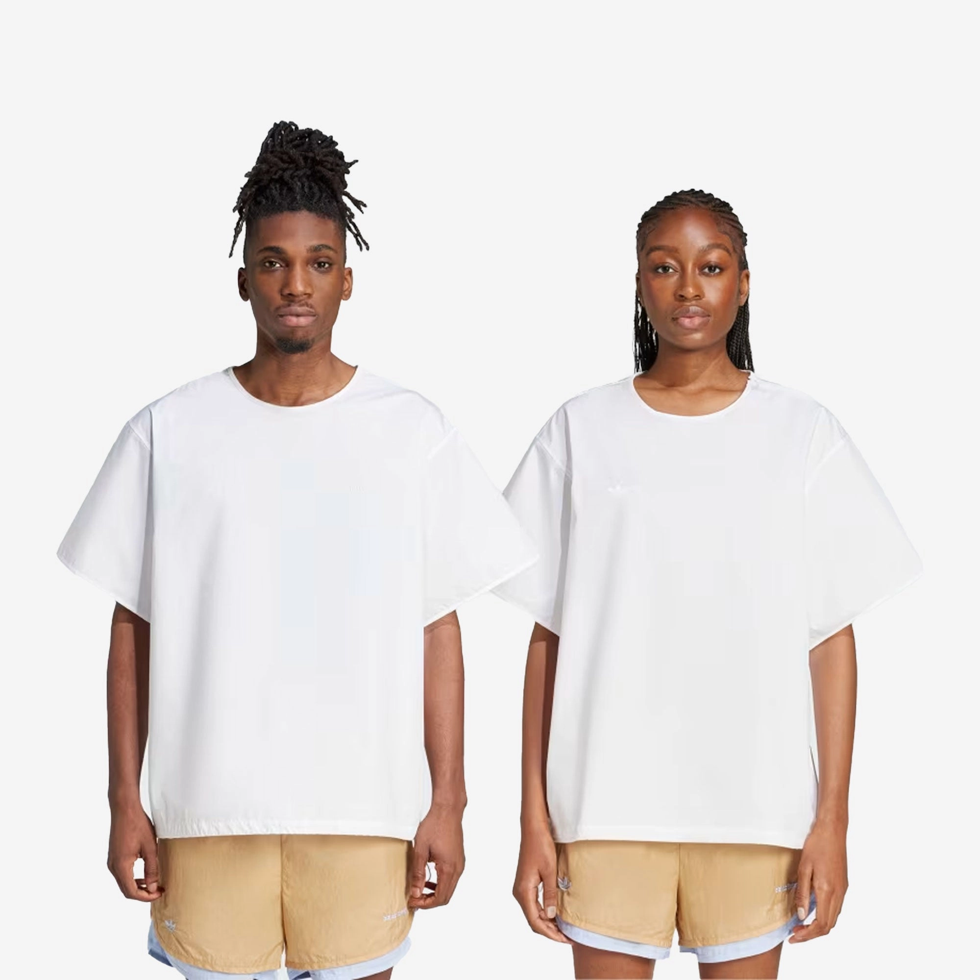 Adidas Originals | WALES BONNER POPLIN PULLOVER TOP  { WHITE
