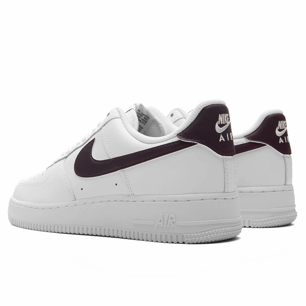 Air Force 1 '07 - White/Burgundy Crush