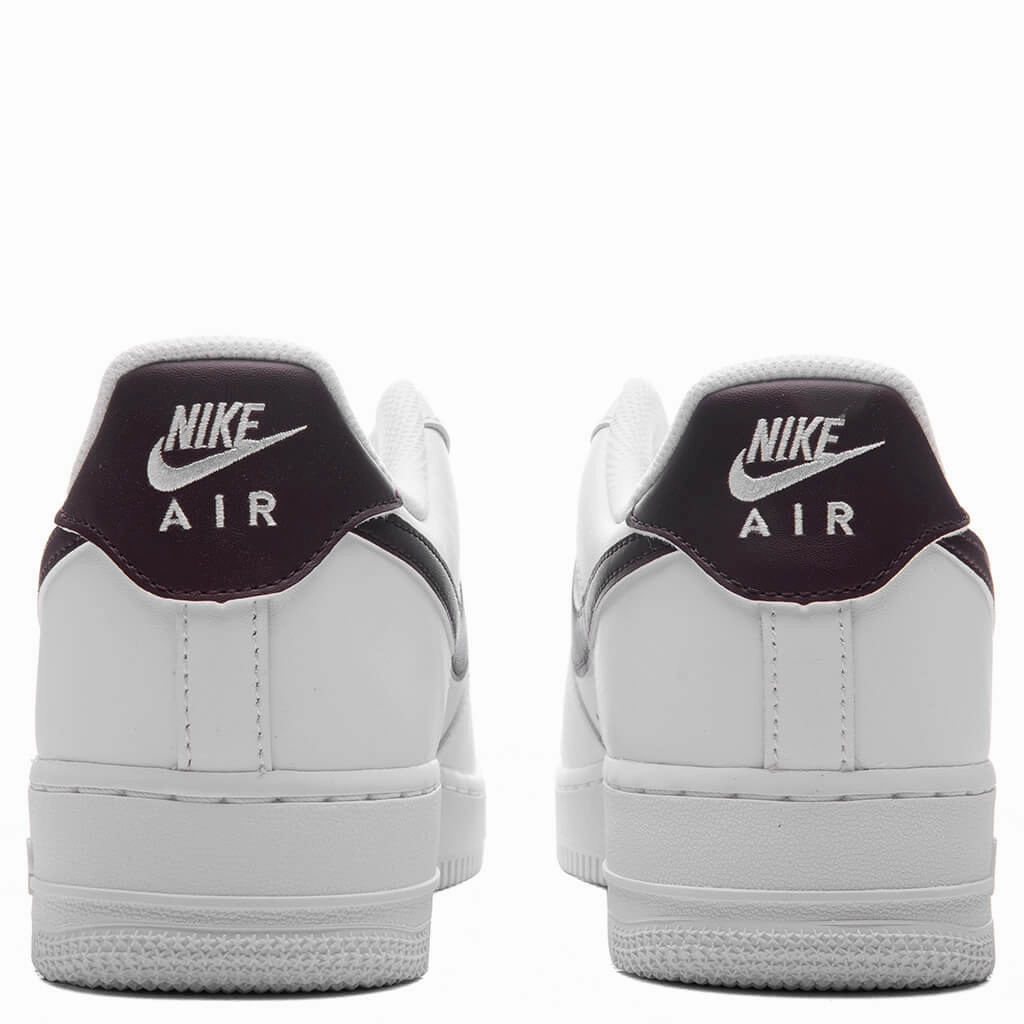 Air Force 1 '07 - White/Burgundy Crush