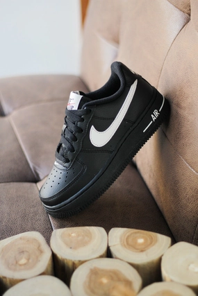 AIR FORCE 1 (GS) BLACK/PHANTOM-UNIVERSITY RED