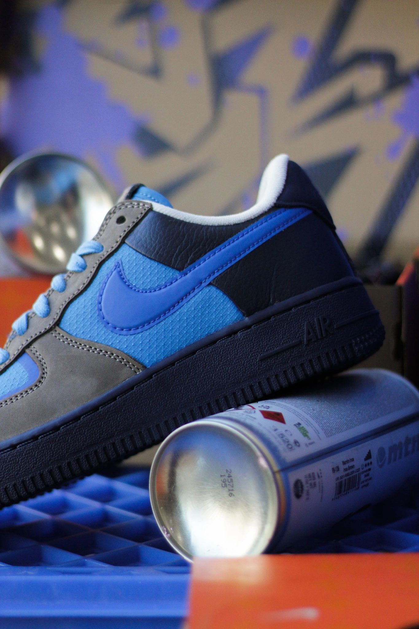 AIR FORCE LOW SP SOFT GREY/VARSITY ROYAL