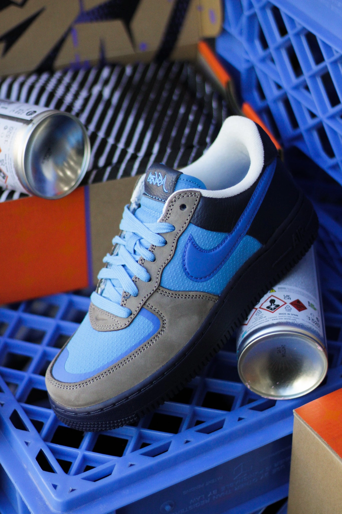 AIR FORCE LOW SP SOFT GREY/VARSITY ROYAL