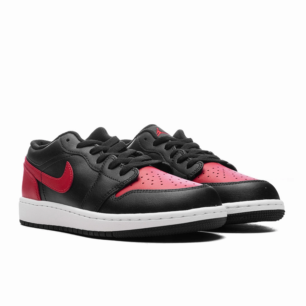 Air Jordan 1 Low (GS) - Black/Varsity Red/Summit White