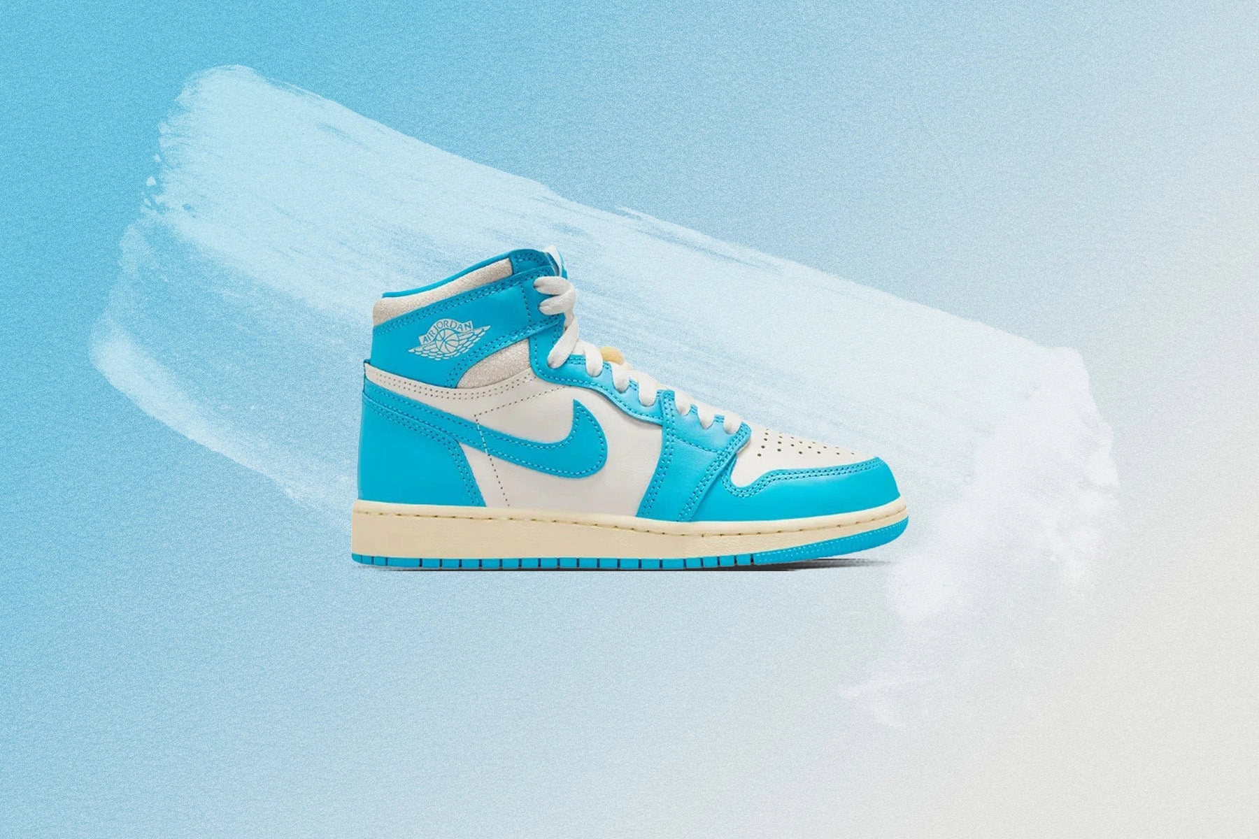 Air Jordan 1 Retro High OG 'UNC Reimagined' (GS) - Dark Powder Blue/Sail