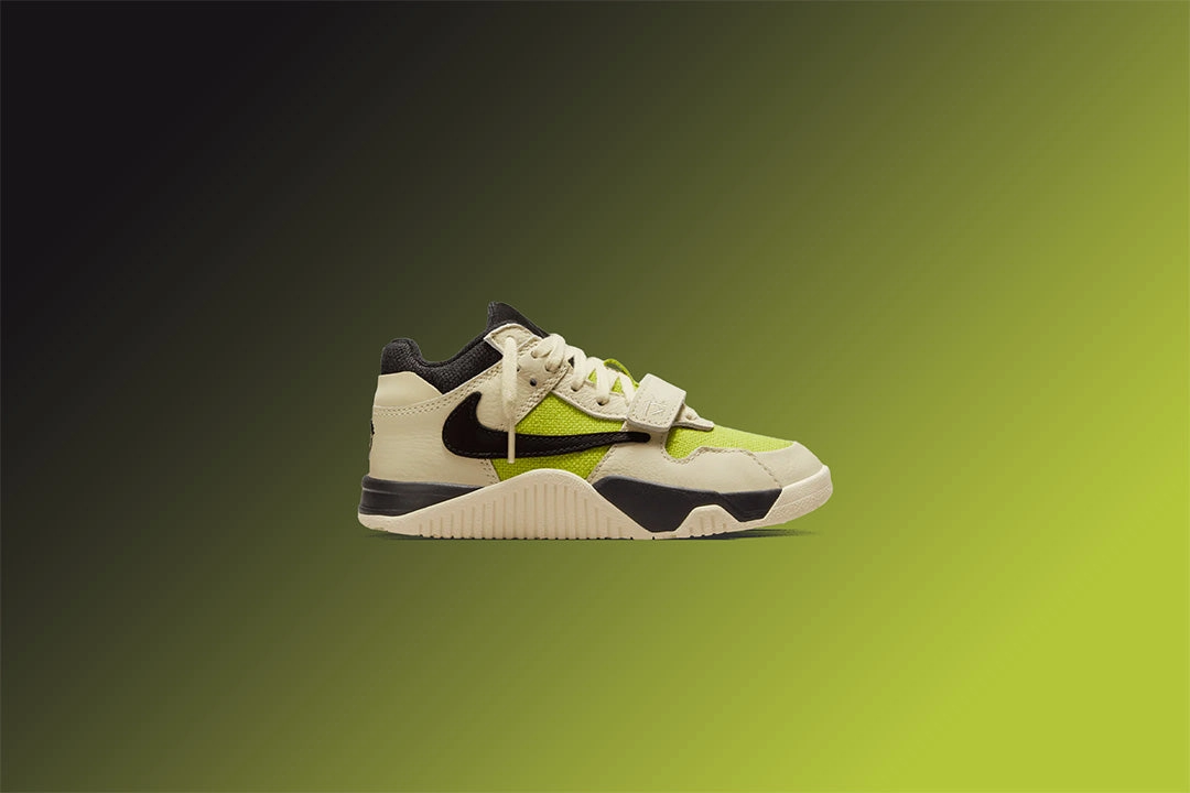 Air Jordan x Travis Scott CJ1 T-Rexx 'Bright Cactus' (PS) - Muslin/Black/Bright Cactus