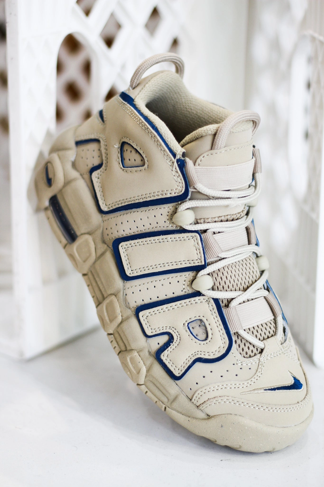 AIR MORE UPTEMPO (GS) LIMESTONE