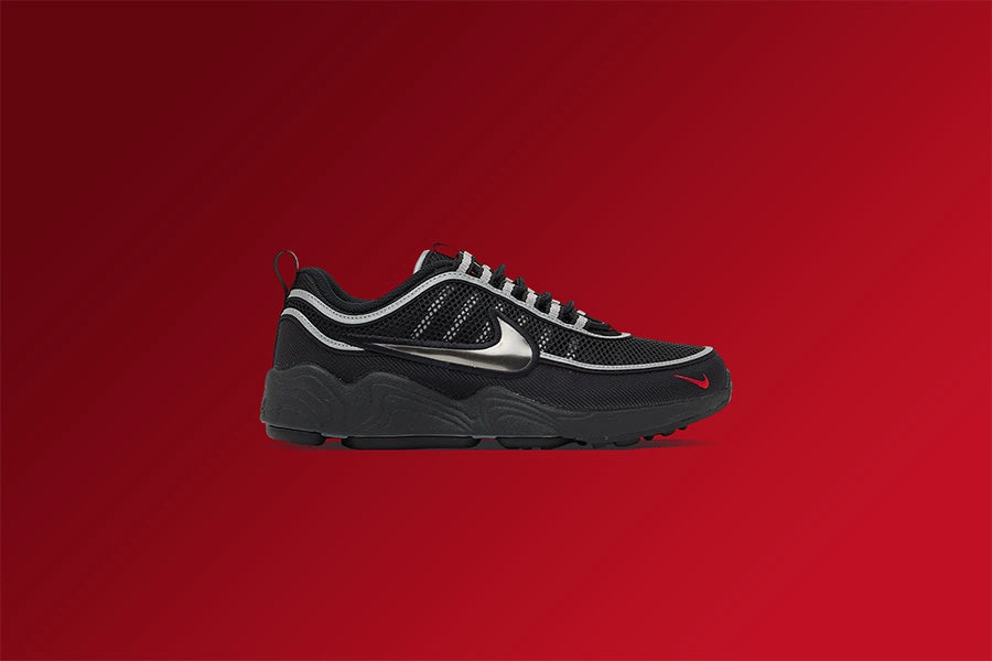 Air Zoom Spiridon SP - Black/Metallic Silver/Sport Red