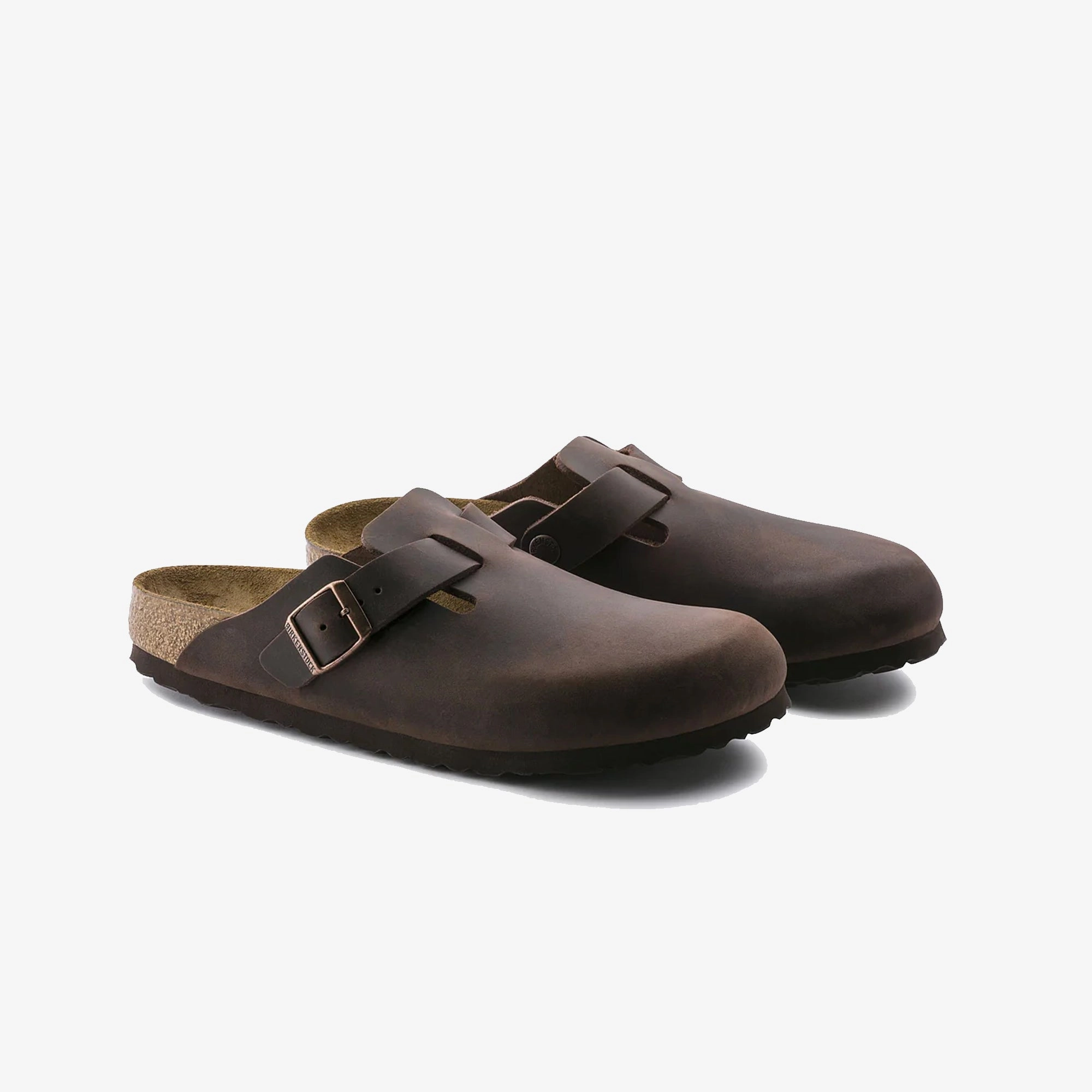 Birkenstock | BOSTON OILED LEATHER  { BROWN/HABANA