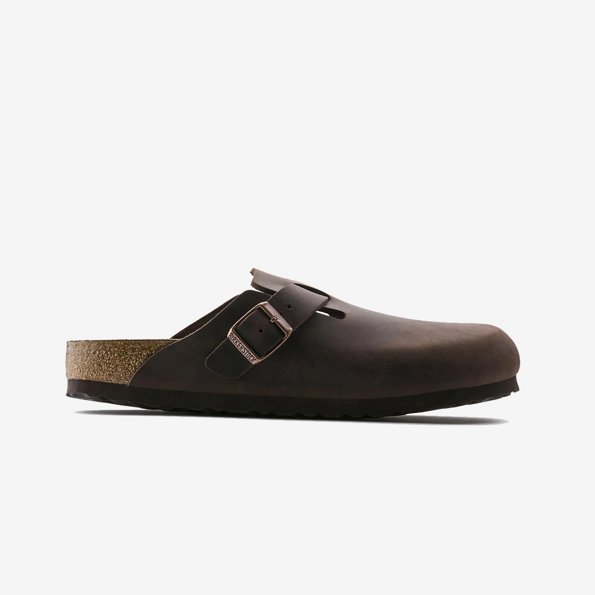 Birkenstock | BOSTON OILED LEATHER  { BROWN/HABANA