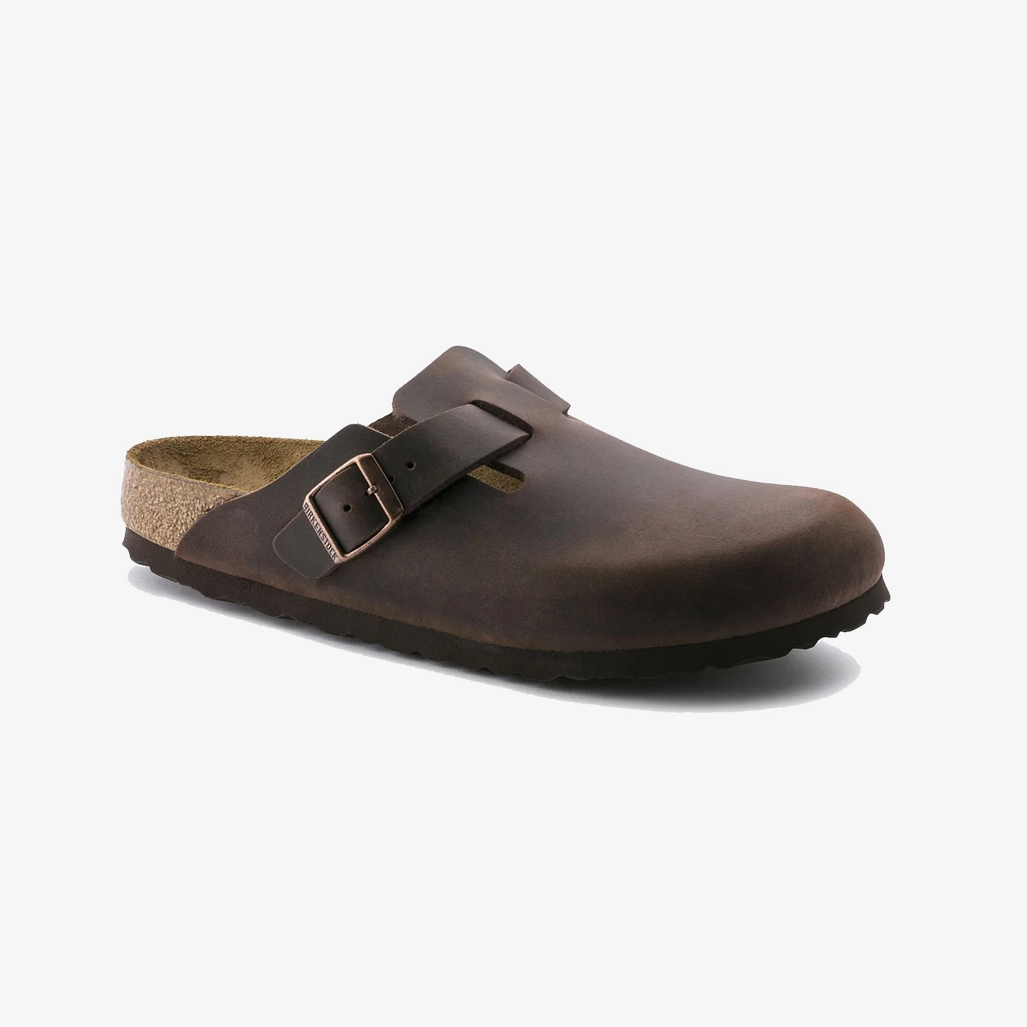 Birkenstock | BOSTON OILED LEATHER  { BROWN/HABANA