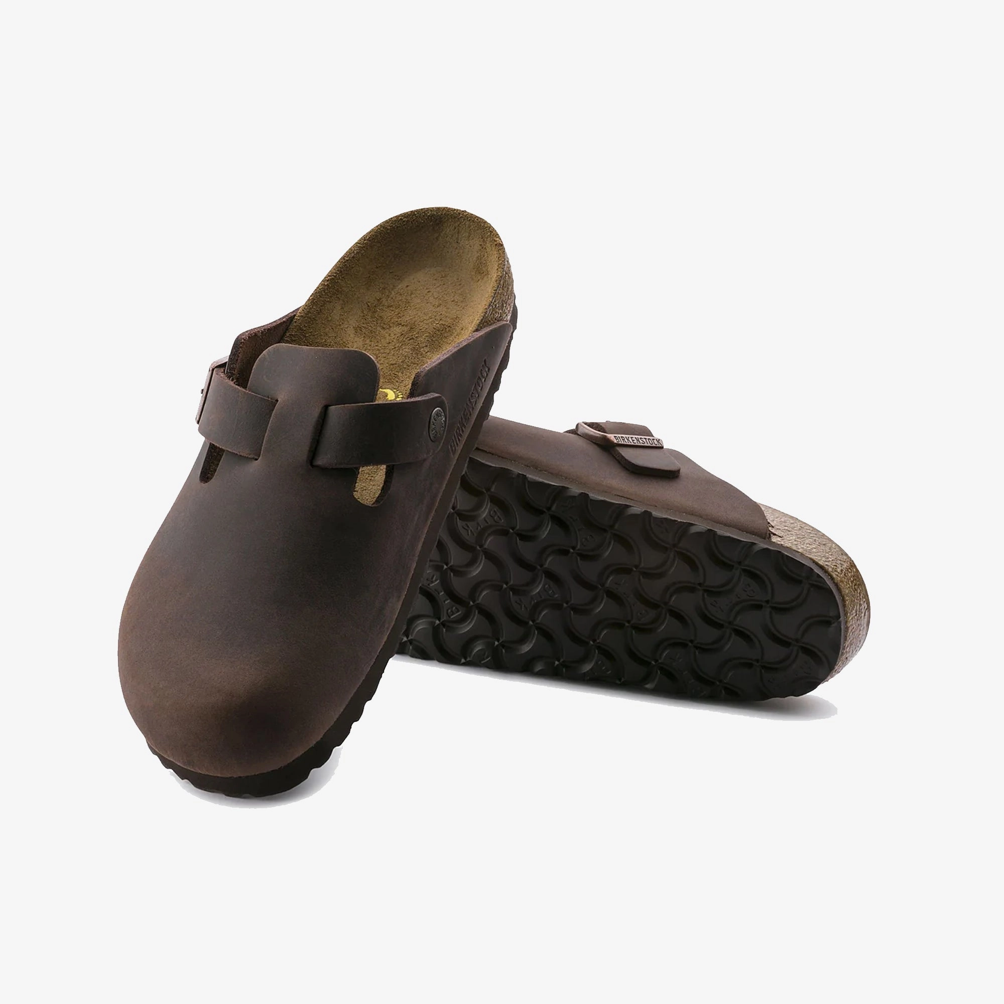 Birkenstock | BOSTON OILED LEATHER  { BROWN/HABANA