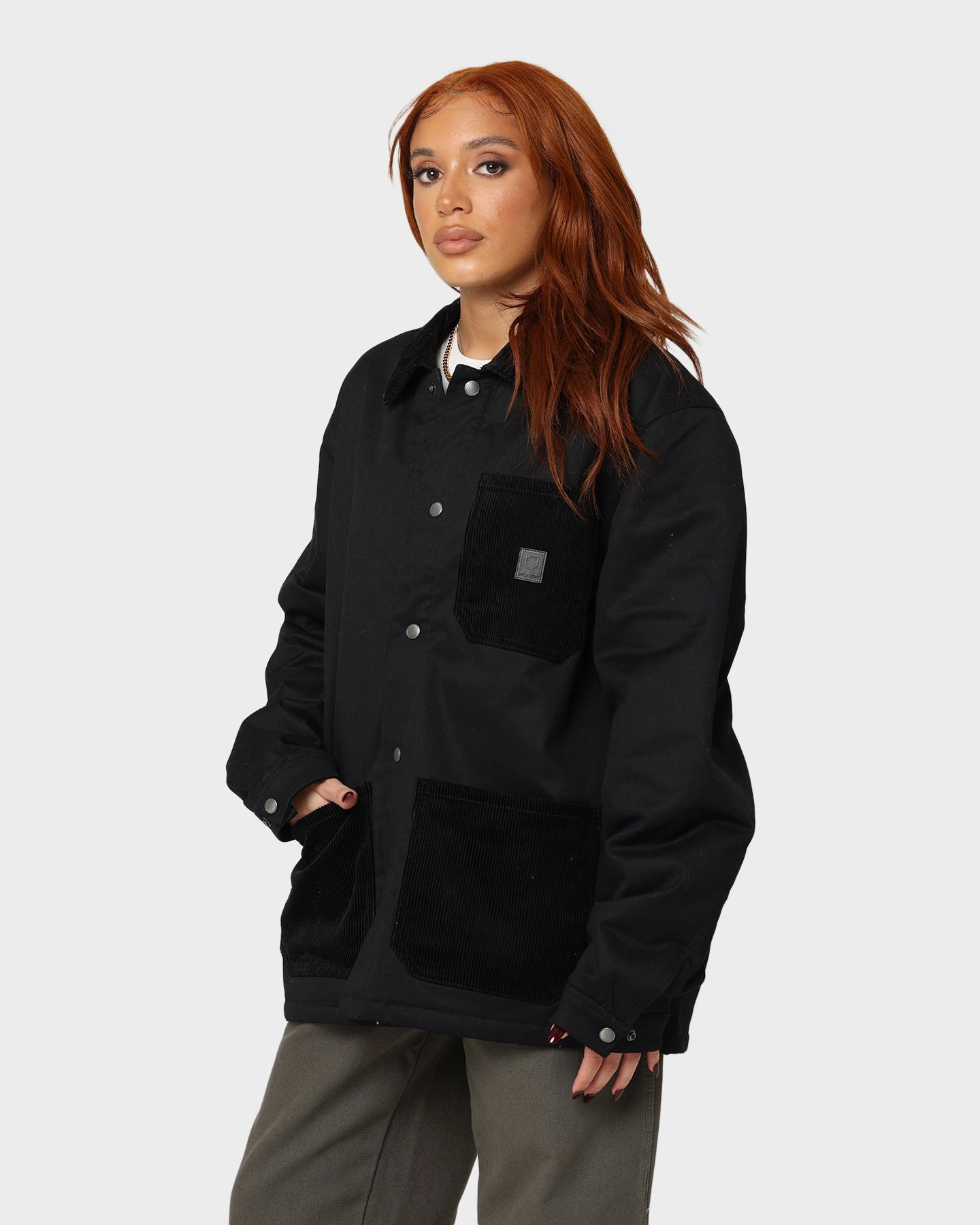 Brixton Brixton X Survey Lined Coat Black