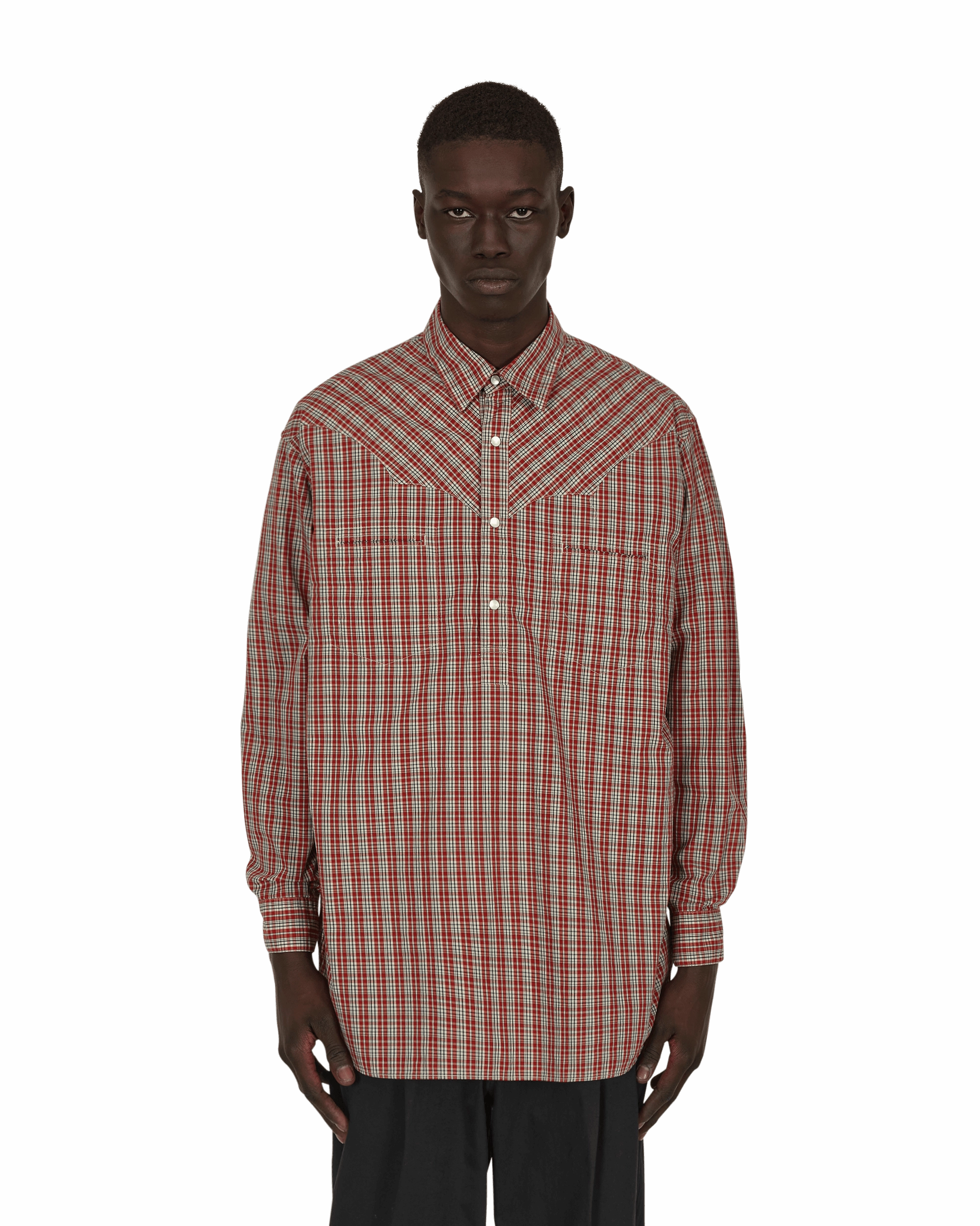 Check Longsleeve Shirt Red