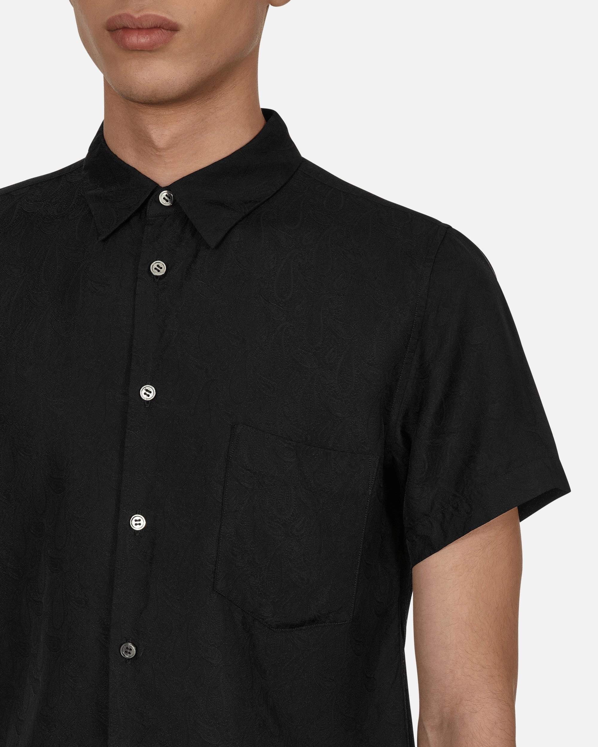 Cupro Shortsleeve Shirt Black