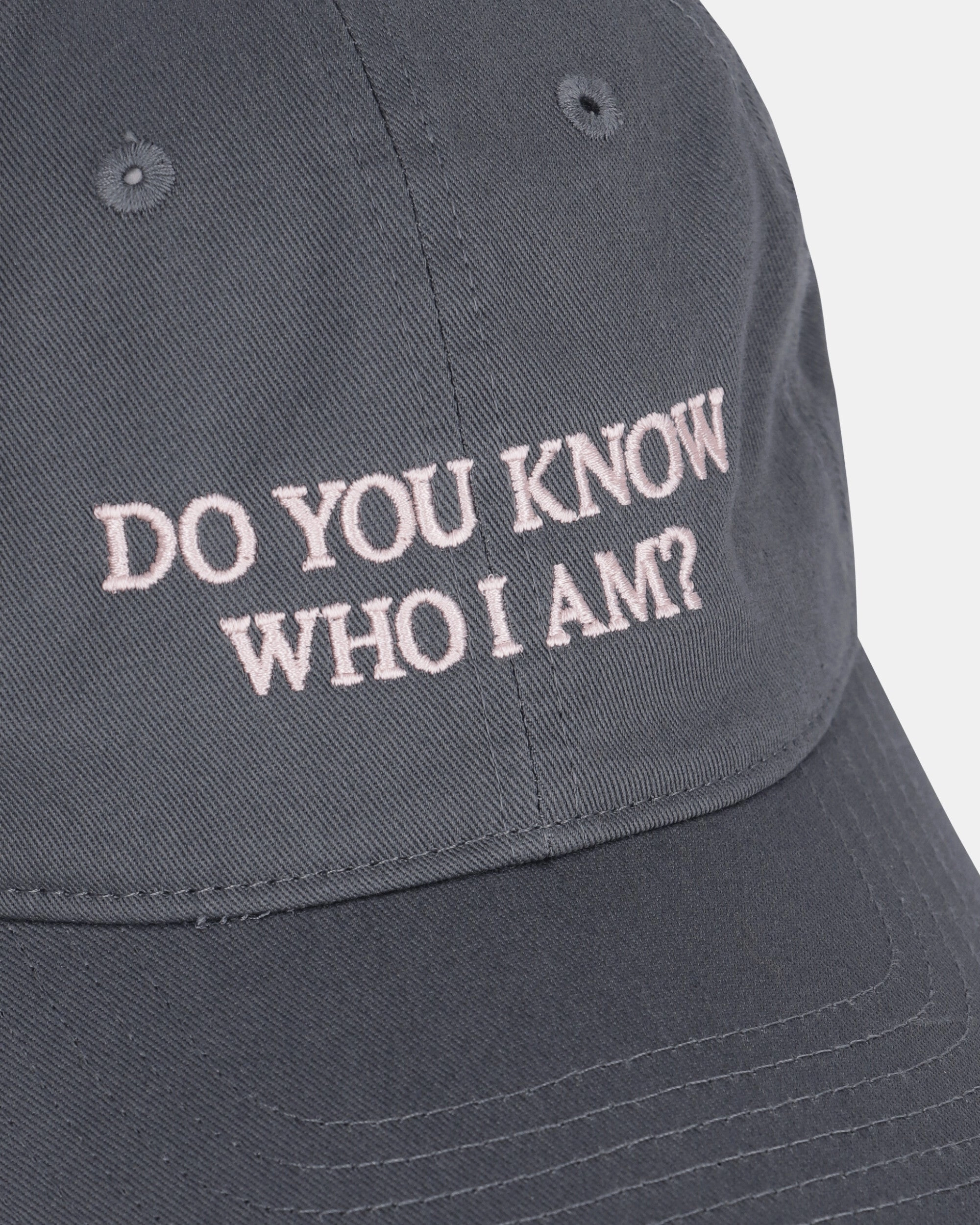 Do You Know Who I Am? Hat Charcoal