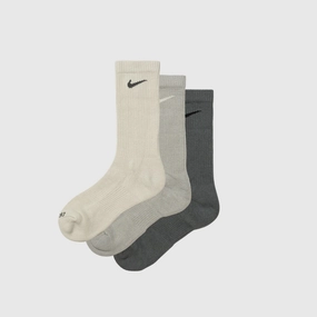 EVERYDAY PLUS CUSHIONED CREW DARK GREY/LIGHT GREY/CREAM