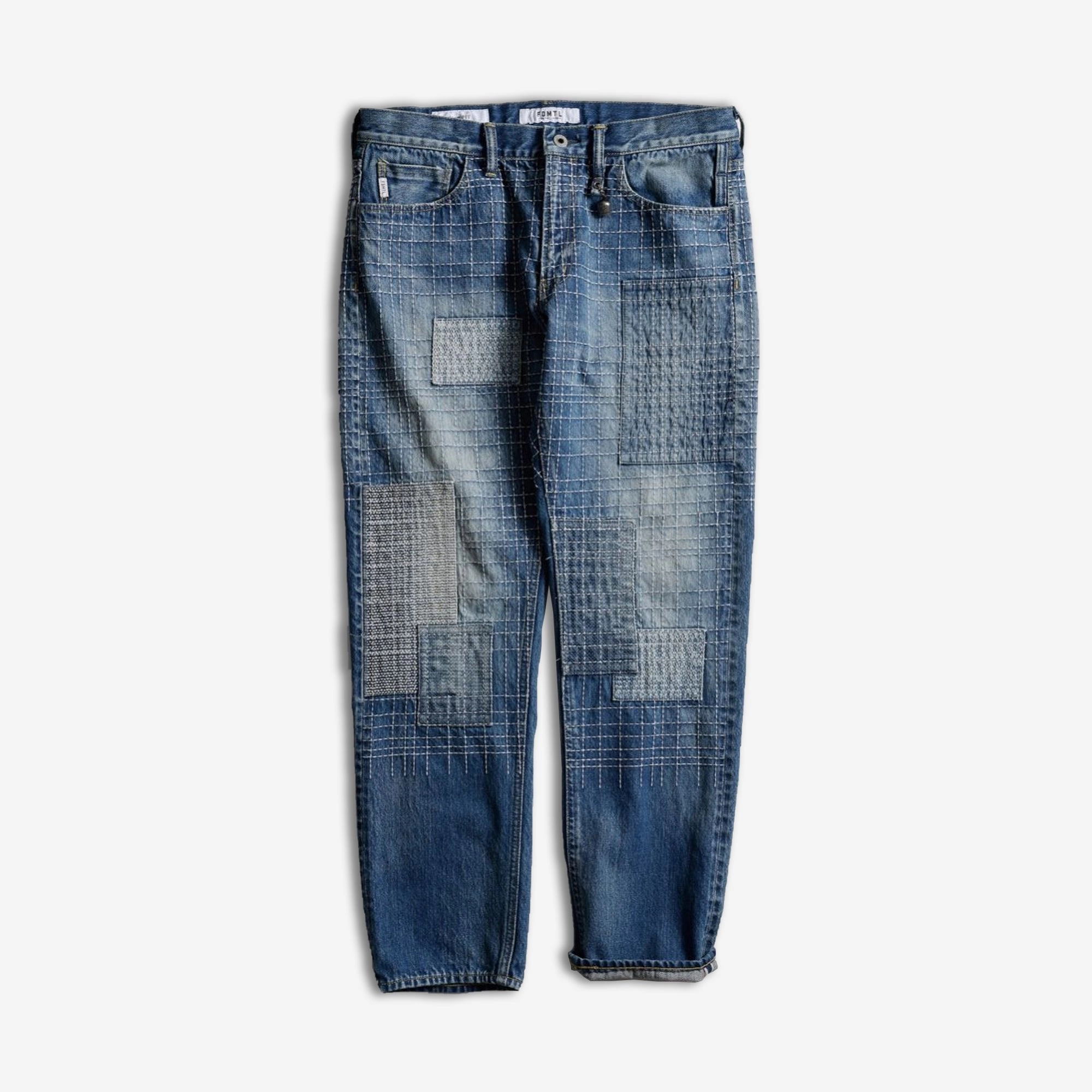 FDMTL | CLASSIC STRAIGHT DENIM CS104  { INDIGO