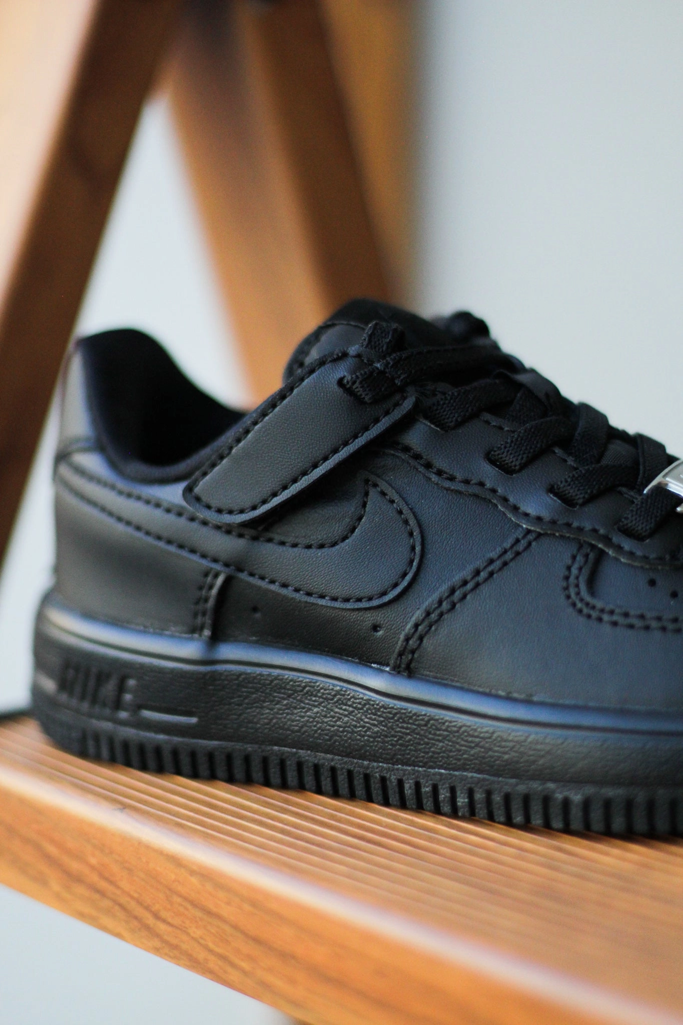 FORCE 1 LOW EASYON (PS) BLACK