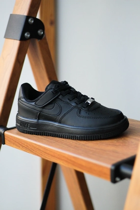 FORCE 1 LOW EASYON (PS) BLACK
