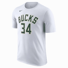 Giannis Antetokounmpo Milwaukee Bucks Men's Nike NBA Association Name and Number Tee