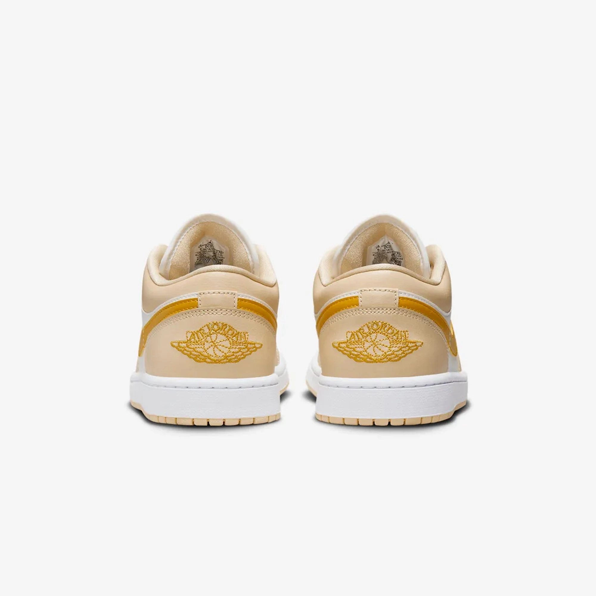 Jordan | AIR JORDAN 1 LOW  { SAIL/YELLOW OCHRE-PALE VANILLA-WHITE