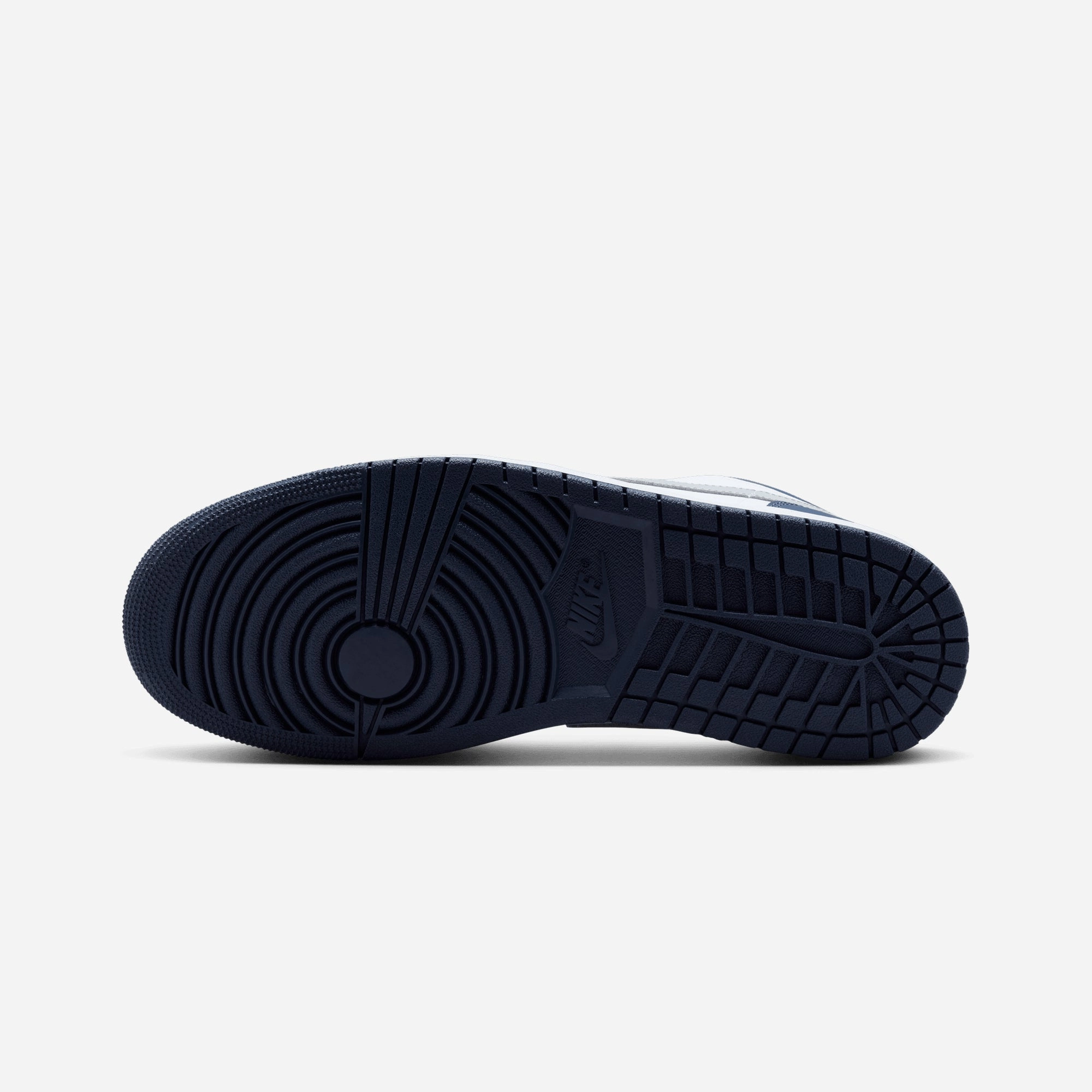 JORDAN | AIR JORDAN 1 LOW { WHITE/WOLF GREY-MIDNIGHT NAVY
