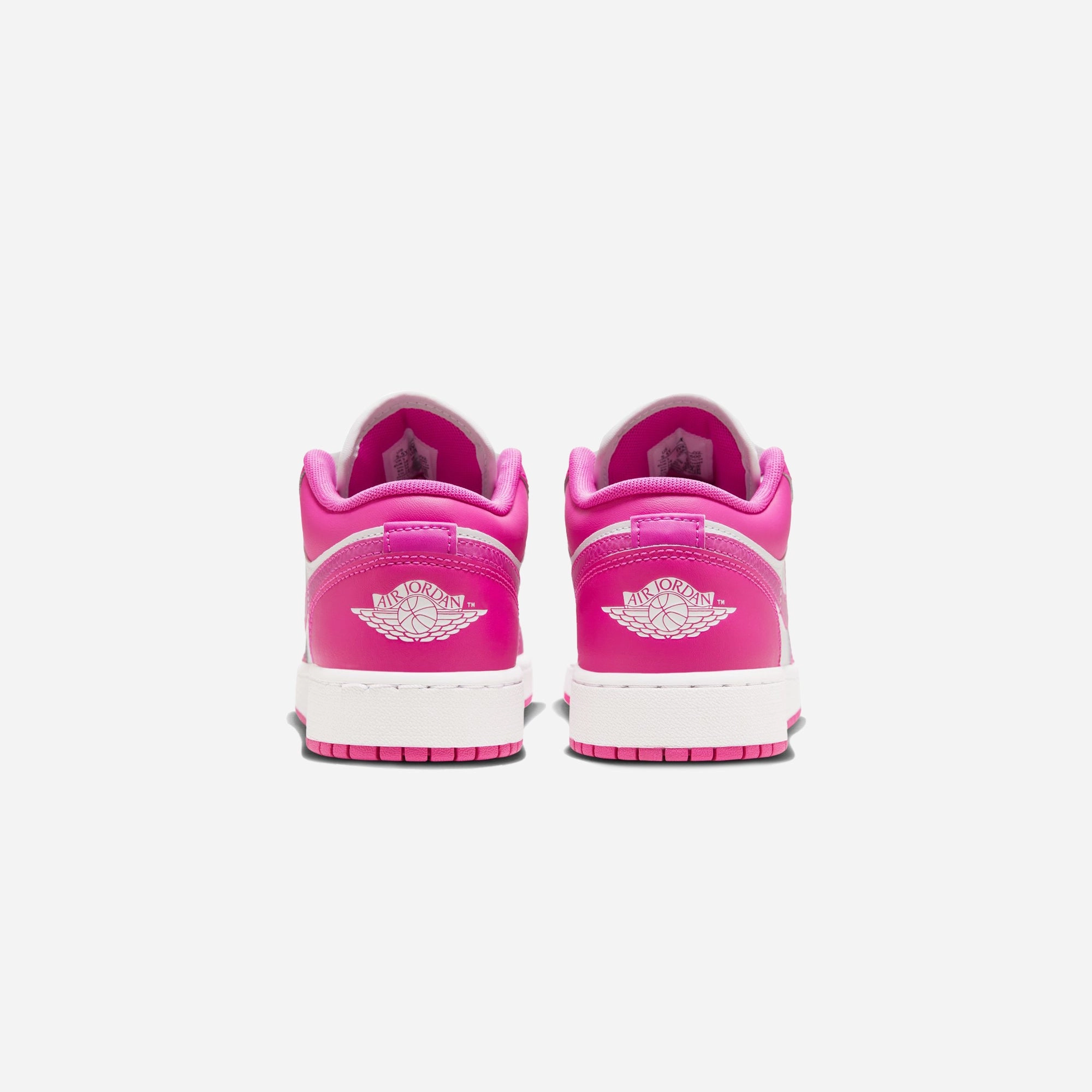 JORDAN | AIR JORDAN 1 LOW (GS) { FIRE PINK/IRIS WHISPER-WHITE