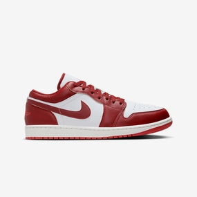 Jordan | AIR JORDAN 1 LOW SE  { WHITE/DUNE RED-LOBSTER-SAIL