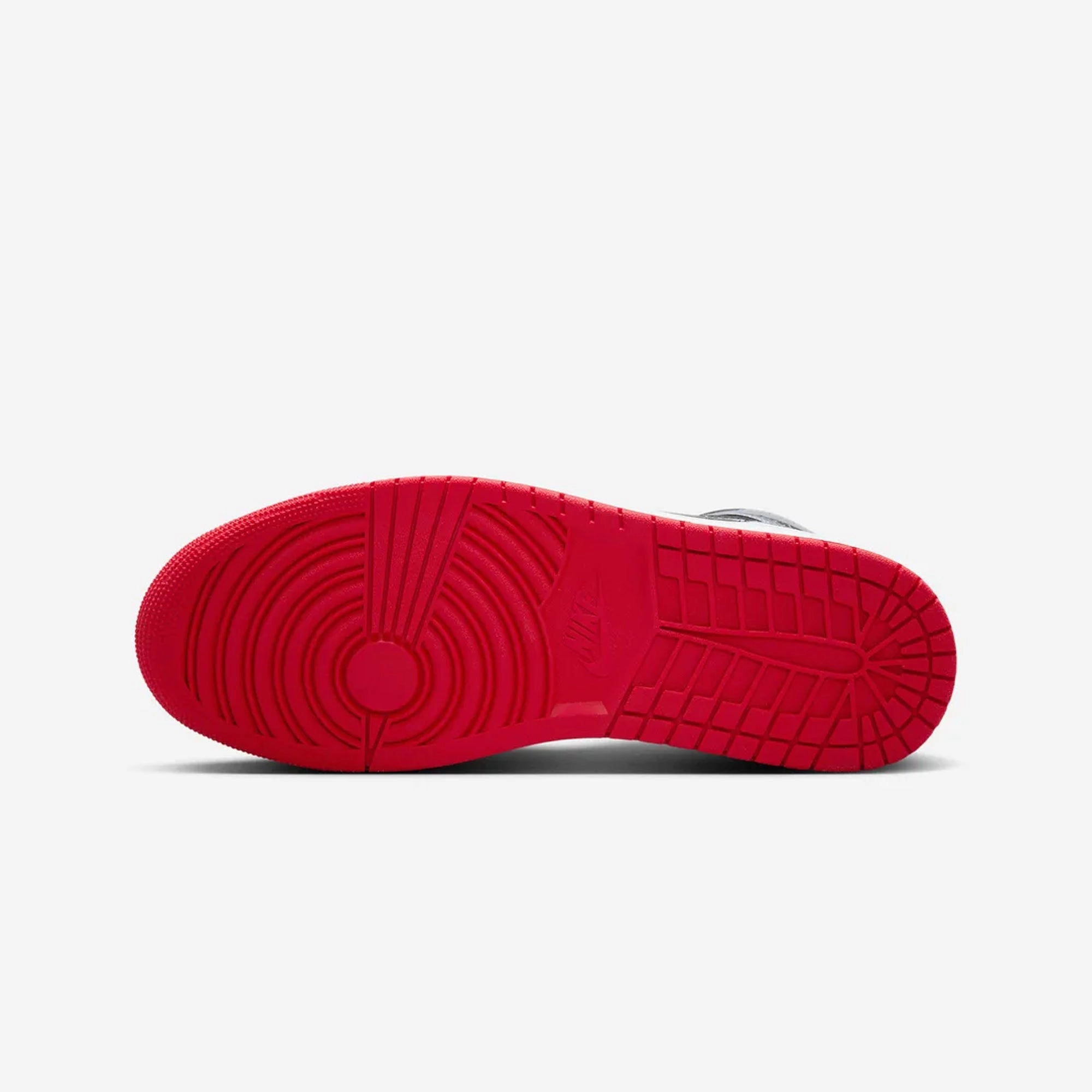 Jordan | AIR JORDAN 1 MID  { BLACK/CEMENT GREY-FIRE RED-WHITE