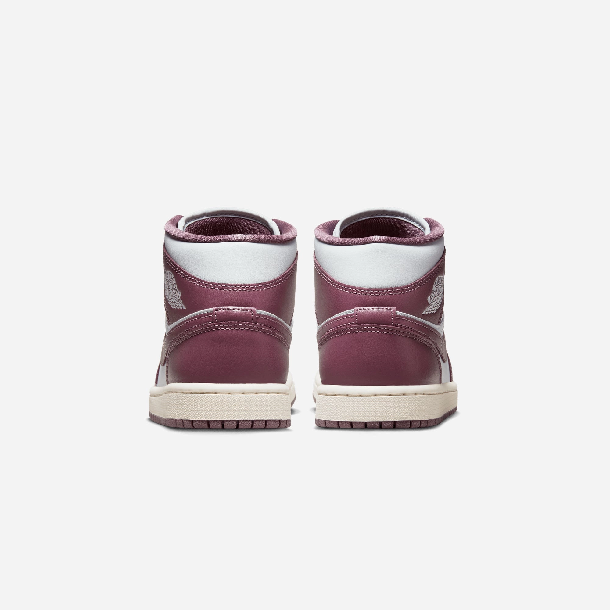 Jordan | AIR JORDAN 1 MID  { PURE PLATINUM/SKY J MAUVE-SAIL