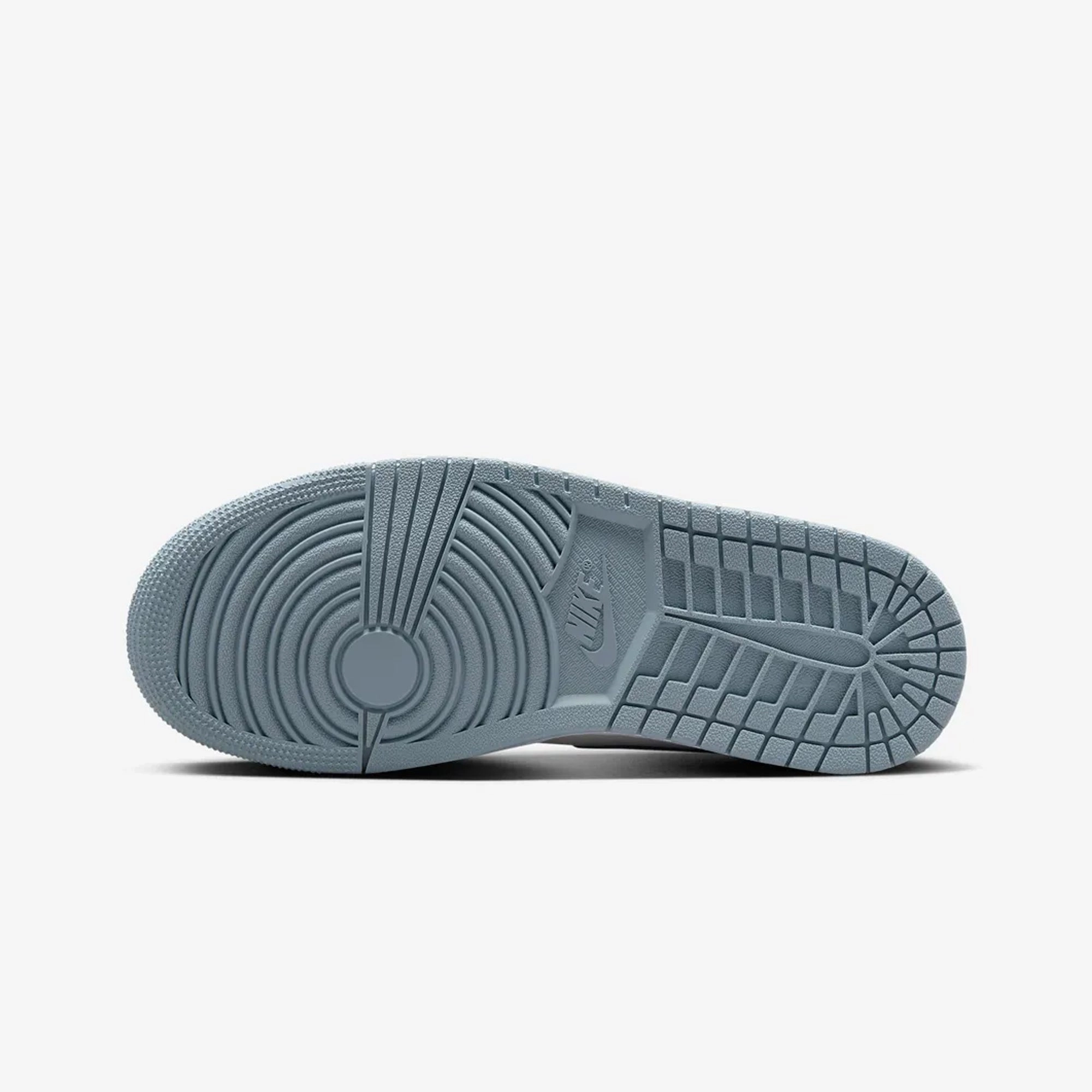 Jordan | AIR JORDAN 1 MID  { SAIL/DIFFUSED BLUE-BLUE GREY-WHITE