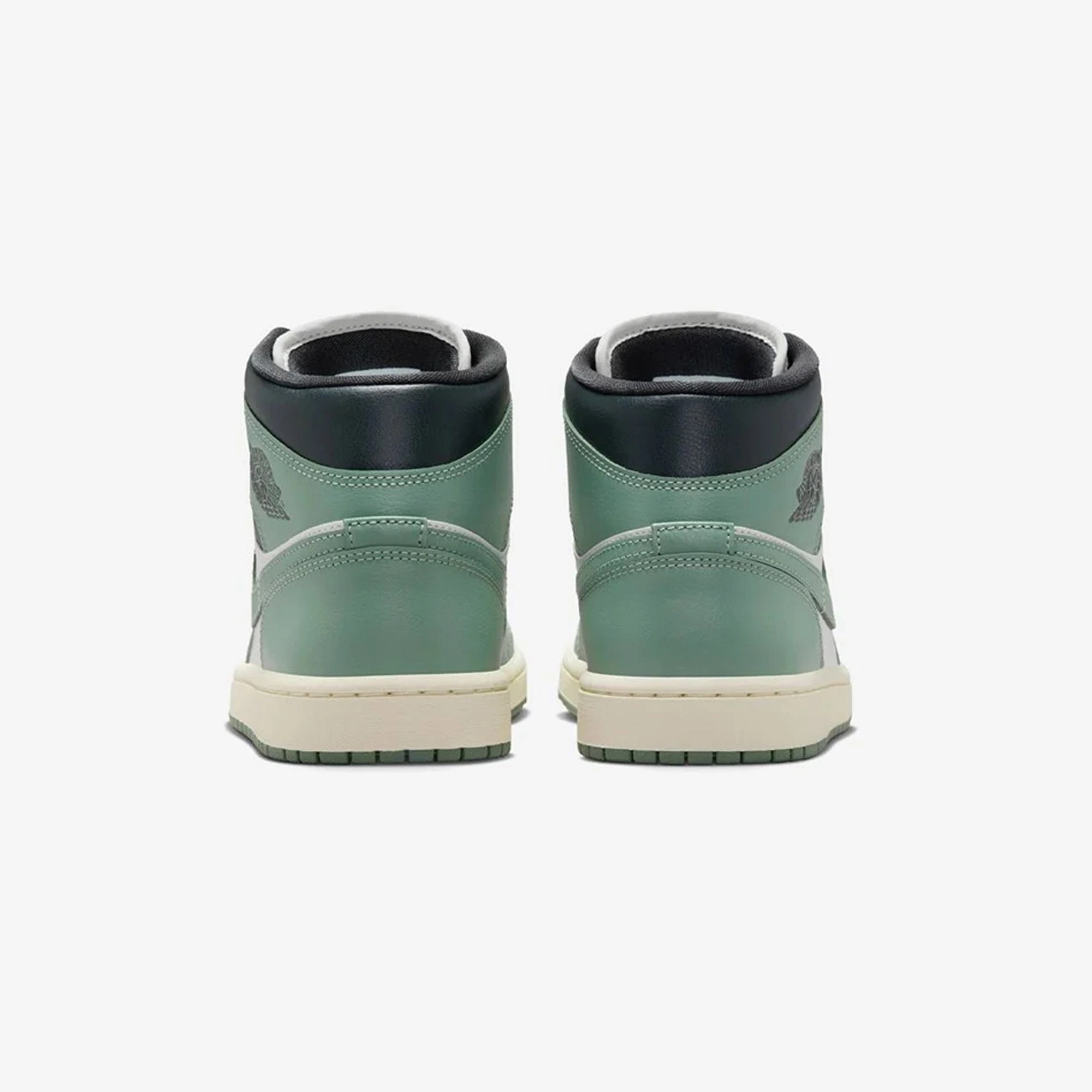 Jordan | AIR JORDAN 1 MID  { SAIL/JADE SMOKE-ANTHRACITE