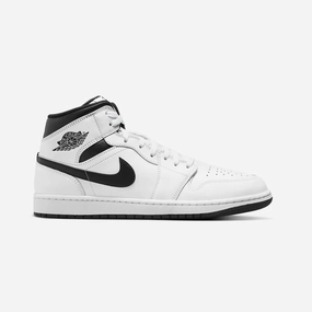 Jordan | AIR JORDAN 1 MID  { WHITE/BLACK-WHITE-BLACK