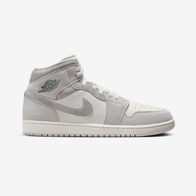 JORDAN | AIR JORDAN 1 MID SE { NEUTRAL GREY/SMOKE GREY-SAIL