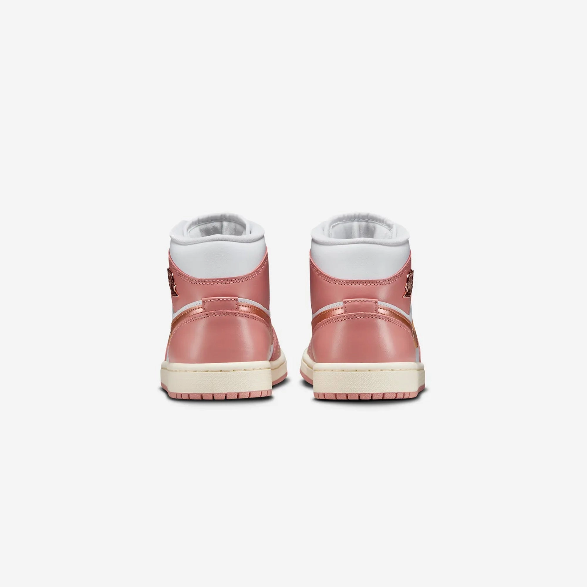 Jordan | AIR JORDAN 1 MID SE  { RED STARDUST/METALLIC COPPER-WHITE-SAIL