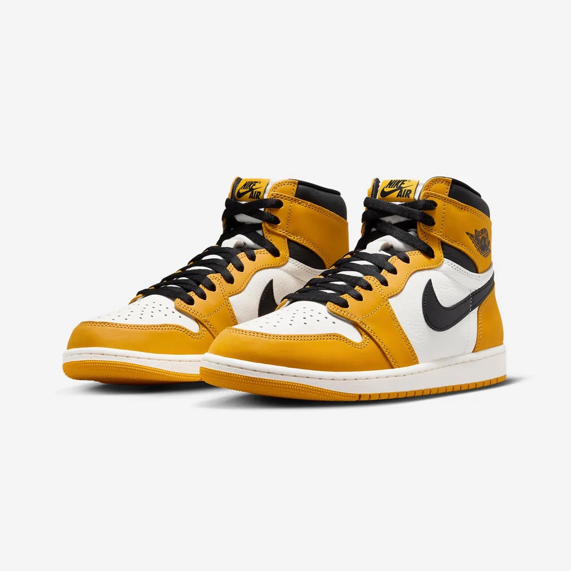 Jordan | AIR JORDAN 1 RETRO HIGH OG  { YELLOW OCHRE/BLACK-SAIL