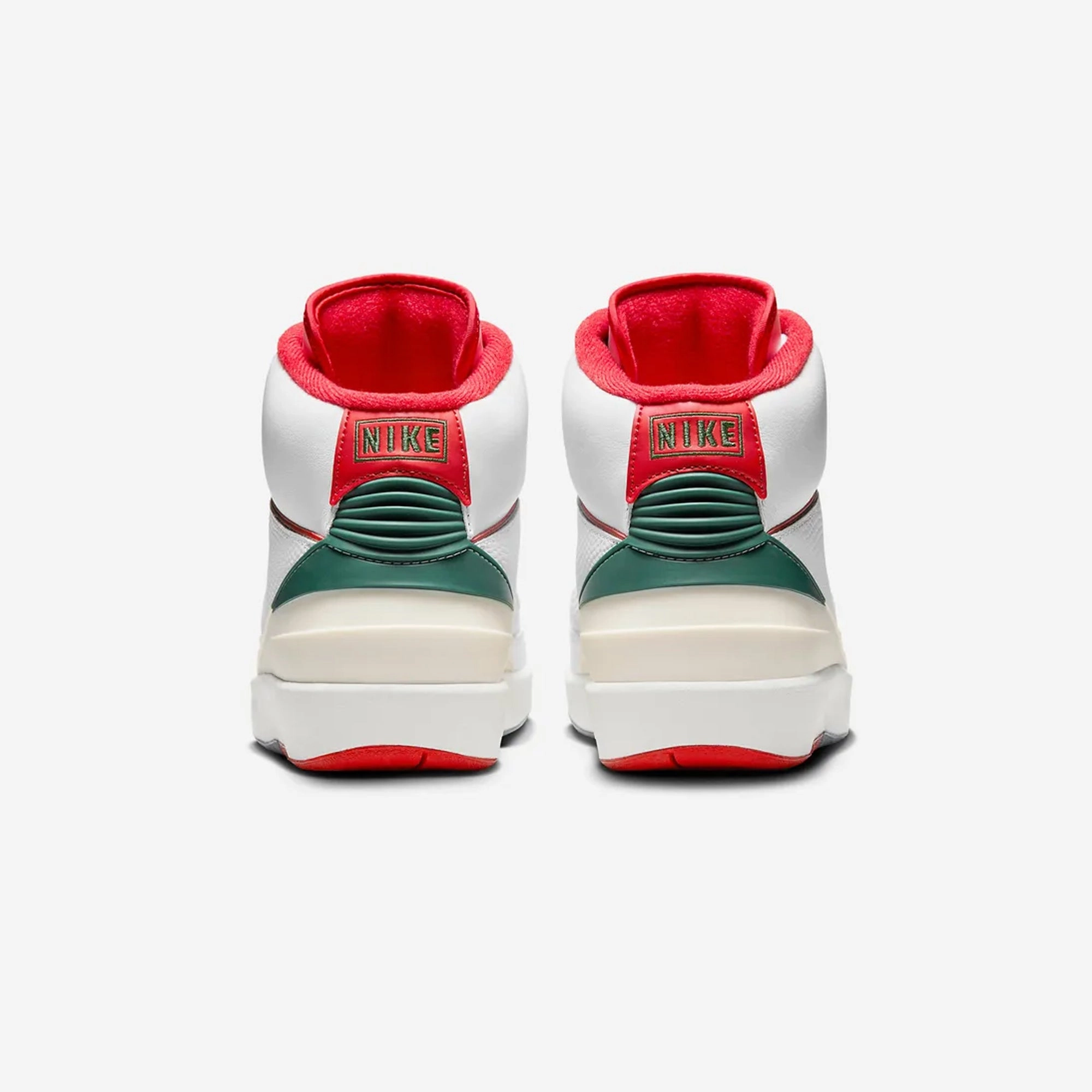 Jordan | AIR JORDAN 2 ORIGINS  { WHITE/FIRE RED-FIR-SAIL