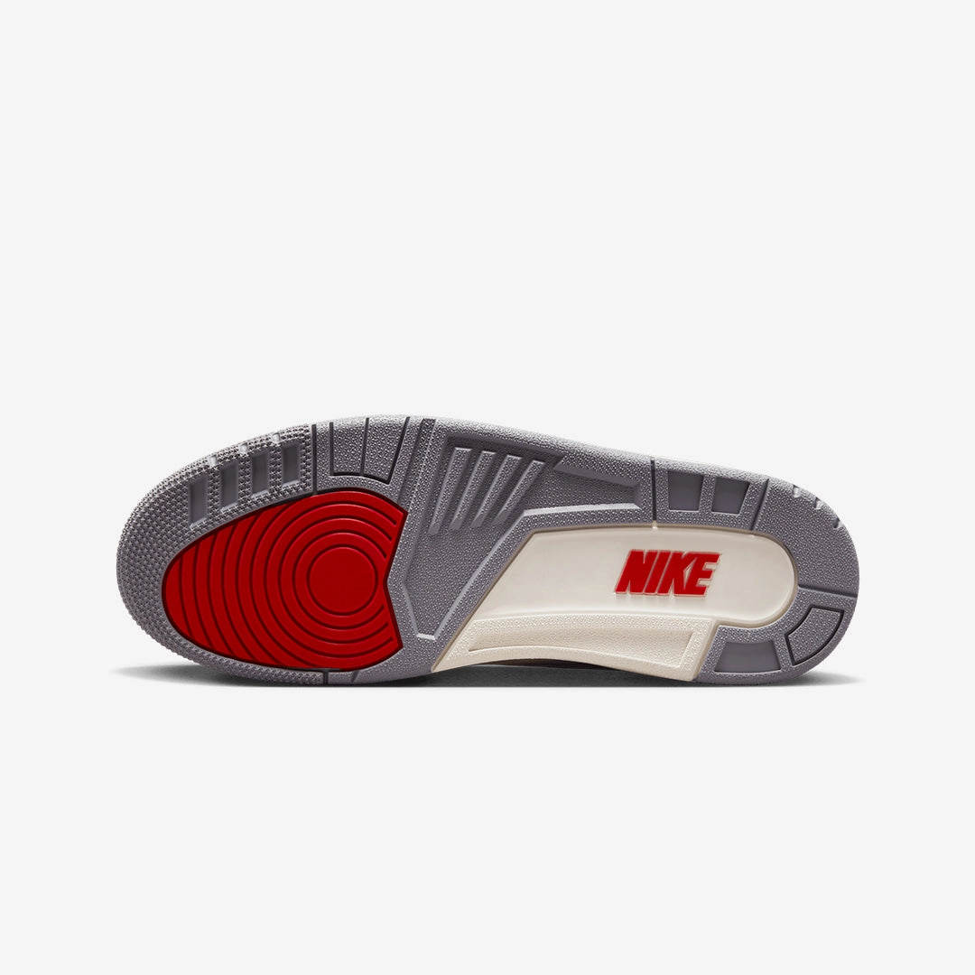 Jordan | AIR JORDAN 3 RETRO  { SUMMIT WHITE/FIRE RED-BLACK-CEMENT GREY