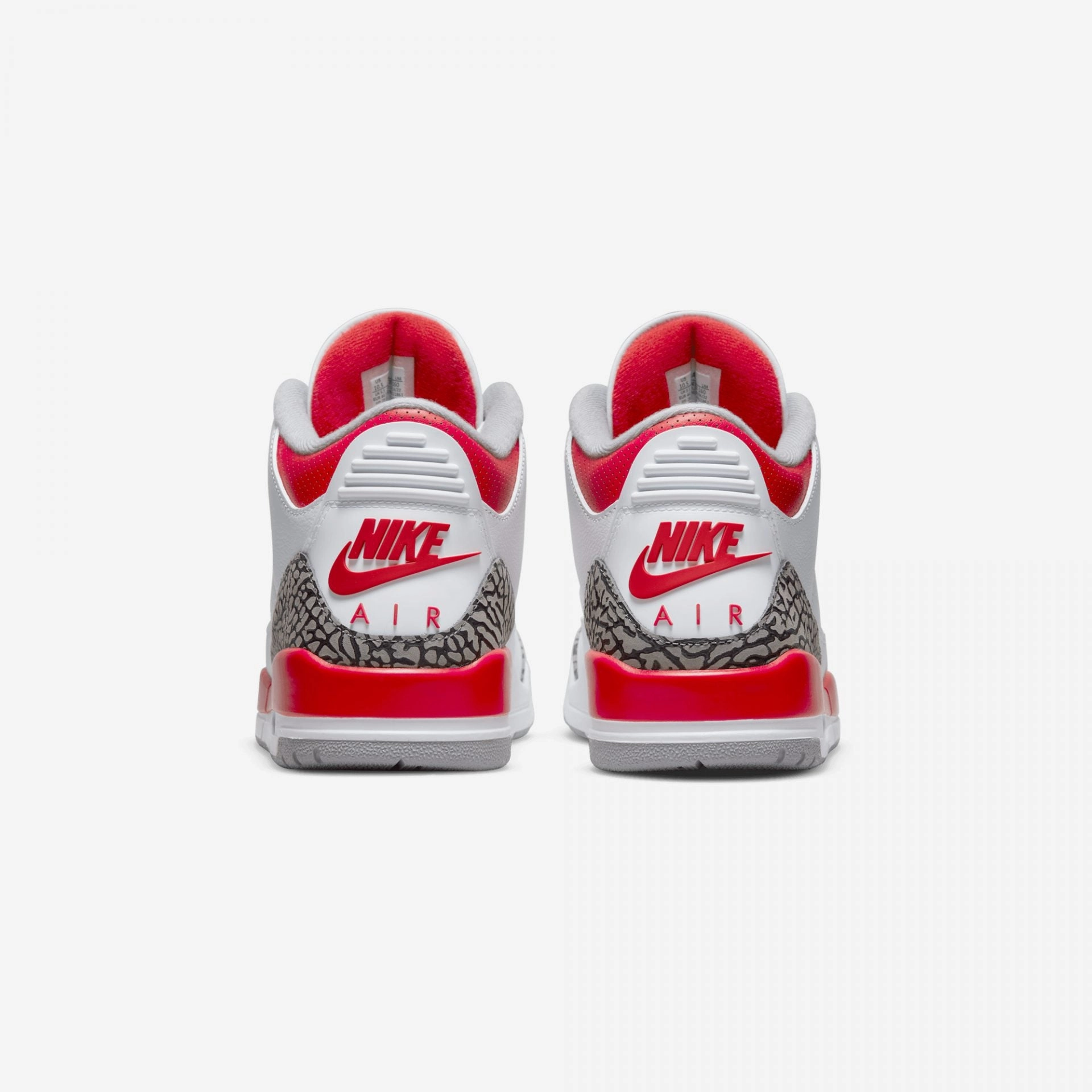 Jordan | AIR JORDAN 3 RETRO  { WHITE / FIRE RED