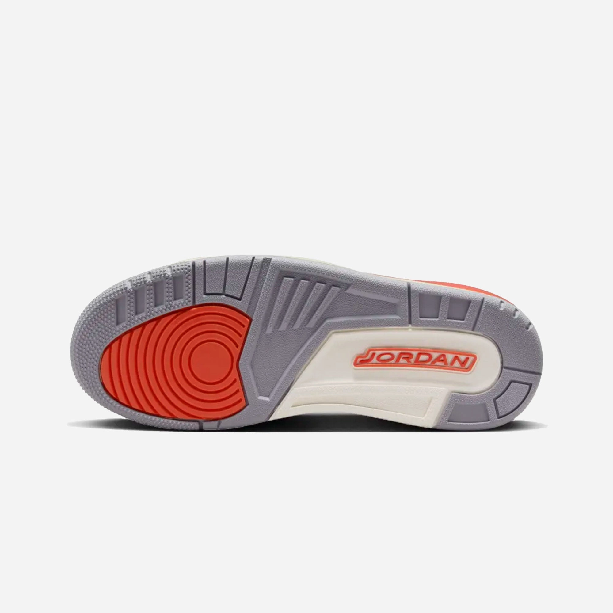 Jordan | AIR JORDAN 3 RETRO  { WHITE/COSMIC CLAY-SAIL-CEMENT GREY