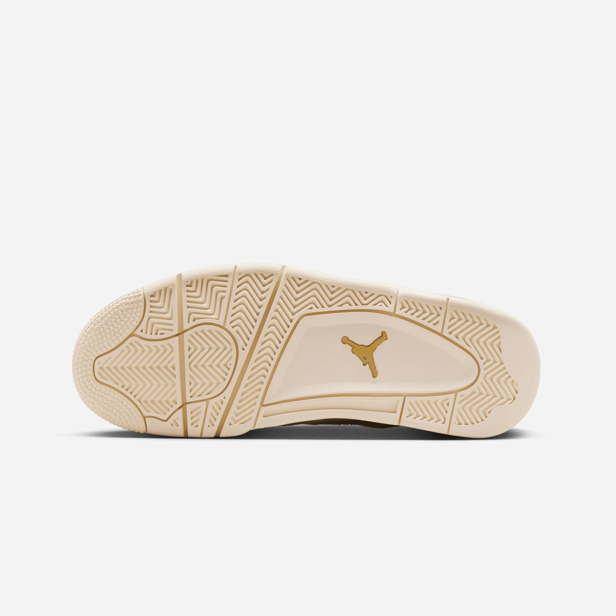 Jordan | AIR JORDAN 4 RETRO  { SAIL/METALLIC GOLD-BLACK