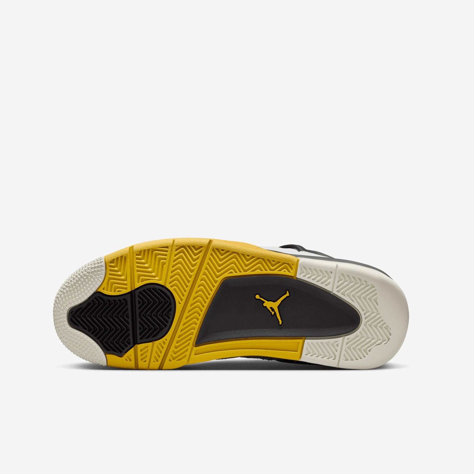 Jordan | AIR JORDAN 4 RETRO  { WHITE/COCONUT MILK-VIVID SULFUR