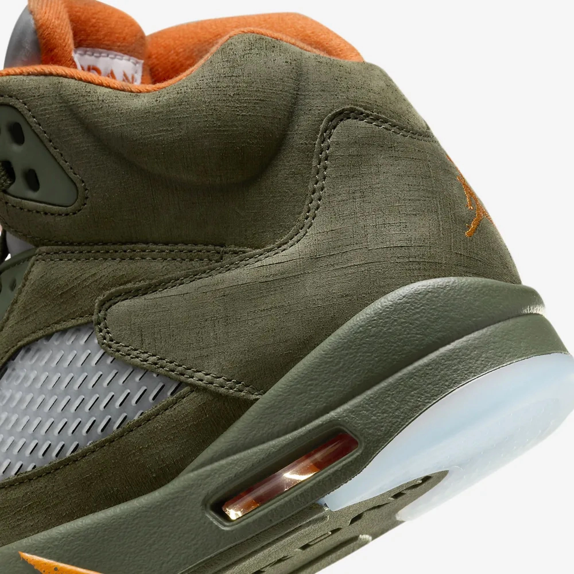 Jordan | AIR JORDAN 5 RETRO  { ARMY OLIVE/SOLAR ORANGE